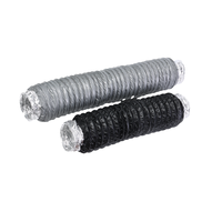 Réduction du bruit Tuyau de ventilation de climatisation en aluminium combiné Tube de silencieux de ventilation flexible