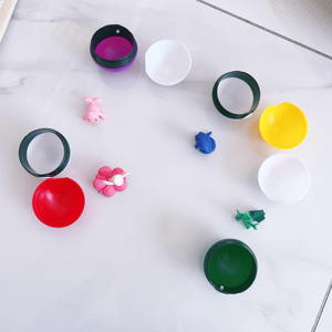 Balle à tordre en forme d'œuf de 4,5 mm, couleurs mélangées, figurine d'anime, Pokéball, monstre de poche avec mini figurine, machine à tordre, jouet pour enfants - Product Image 4