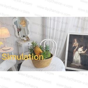 Fête événement décor fruits artificiels <span class=keywords><strong>faux</strong></span> <span class=keywords><strong>ananas</strong></span> pour magasin supermarché fenêtre décoration photographie arrière-plan accessoires - Product Image 6