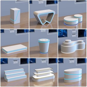 Présentoir promotionnel en verre écologique robuste, dimensions personnalisables pour salons professionnels et musées - Product Image 5