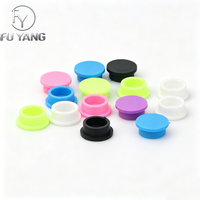 Tapas de Silicona para Viales de 3ml y 5ml, a Prueba de Fugas, Multicolores, Reutilizables, de Alta Calidad, Grado Alimenticio, a Prueba de Polvo, para Uso en Laboratorio