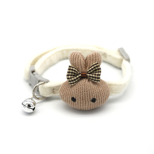 Nuevos cómodos collares para mascotas de moda de alta calidad en 4 colores para perros y gatos con conejo de peluche - Product Image 5