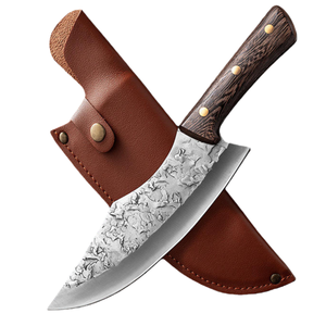 Couteau de boucher en acier forgé à la main ensemble de couteaux à désosser couteau de cuisine bois polyvalent légumes viande couperet Sharp <span class=keywords><strong>Chef</strong></span> boucher - Product Image 2