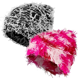 Chapeau de sport d'hiver unisexe en laine jacquard tricotée, chaud et délavé, sans bord, avec <span class=keywords><strong>bouton</strong></span> - Product Image 1