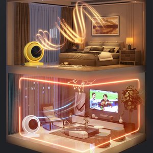 Mini Xách Tay Yên Tĩnh Có Thể Điều Chỉnh Góc Máy Tính Để Bàn Nhanh Chóng Sưởi Ấm Dây Không Gian Không Khí Nóng Quạt Điện Nóng Cho Mùa Đông Văn Phòng Phòng Ngủ Nhà - Product Image 6