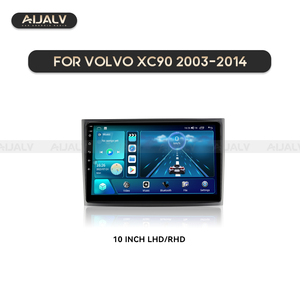 Cho Volvo XC90 2003-2014 chuyển hướng xe giao diện điều khiển Bảng điều khiển 10.1IN ABS nhựa âm thanh stereo fascia được xây dựng trong GPS matten đen xe đài phát thanh - Product Image 2