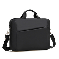 Sac pour ordinateur portable imperméable de 15,6 pouces avec logo personnalisé, sacoche d'affaires durable en Oxford, sac à main portable pour femmes et hommes