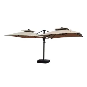 Personalizzazione all'ingrosso 3m ombrelloni a sbalzo parasole a Banana, ombrelloni da giardino per piscina all'aperto/