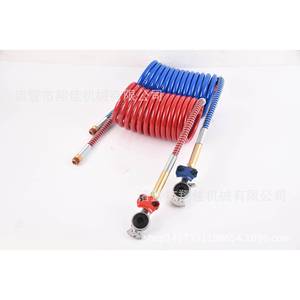 Xiangjia Machinery Brake Hose 12FT Red Blue Dual Tube Brass For Replace Repair Various Industries - Product Image 5