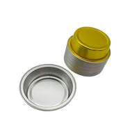 Gobelets de cuisson en aluminium résistants aux hautes températures avec couvercles, capacité 40 ml, qualité alimentaire, jetables pour pouding et desserts