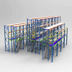 Nhiều lớp Heavy Duty thép lửng kệ cho công nghiệp kho lưu trữ - Product Image 6