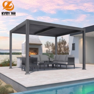 Pergola moderne en alliage d'aluminium personnalisée, durable, résistante <span class=keywords><strong>au</strong></span> <span class=keywords><strong>vent</strong></span>, protection solaire, <span class=keywords><strong>abri</strong></span> pour <span class=keywords><strong>jardin</strong></span> australien - Product Image 2