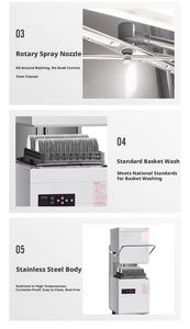Lave-<span class=keywords><strong>vaisselle</strong></span> automatique de restaurant, type capot, conception modulaire, acier inoxydable 304, stérilisation, lave-<span class=keywords><strong>vaisselle</strong></span> commercial - Product Image 6