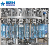 Ligne de production clé en main d'eau minérale et de jus en bouteilles PET de petite taille, entièrement automatique, haute vitesse (2000-24000 BPH)