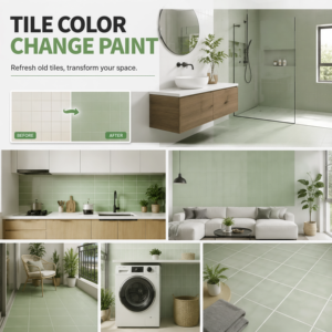 Pintura Elástica Impermeable para Azulejos, Pintura que Cambia de Color, Recubrimientos al Agua para Renovación de Techos y Terrazas de Cerámica - Product Image 4