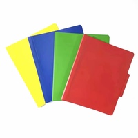 Dossiers de documents en papier bleu de taille personnalisée avec logo personnalisé pour l'école et le bureau