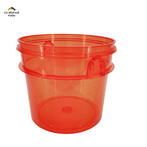 FUOU ถังทรงกลมสำหรับเก็บทำความสะอาดบ้าน15L วัสดุ PP สีตามสั่ง - Product Image 1