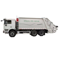 Camión de Basura con Cargador Trasero de Motor Diésel 6x4 de Shaanxi Automobile, para Recolección de Residuos Domésticos, Emisión Euro 3, Directo de Fábrica