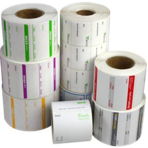 Étiquettes thermiques directes en plastique de haute qualité 4x6 pouces, imperméables, adhésif puissant, vierges, en rouleau pour l'expédition - Product Image 4