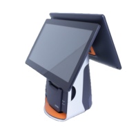 POS-терминал Citaq T80P Windows All-In-One с двумя сенсорными экранами 15,6 дюйма, процессором Intel Celeron J1900, 2 ГБ DDR3, 64 ГБ SSD и термопринтером