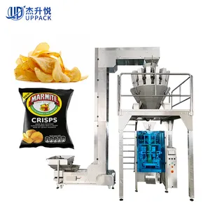 Azot makinesi paketleme ile otomatik tartım 100g 120g Crisps kuru meyve cipsi makinesi kese ambalaj