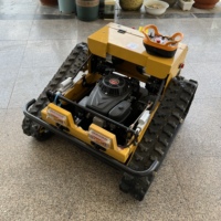 Mesin Pemotong Rumput XCMG G55 550mm dengan Remote Control, 9.5HP 224cc Mesin Longxin, Bahan Bakar Hibrida Listrik, Robot Pemotong Rumput untuk Lereng