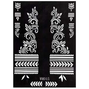 En gros 10ml Nail Art Timbre Doigt Dip <span class=keywords><strong>Henné</strong></span> Polonais Personnalisable Pochoir Temporaire pour les Fêtes De Mariage Mehndi Conception - Product Image 6