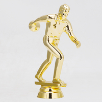 Design Honor Champion Award Trophy Parts Figurine Medals Multi Usage Gold Gifts Bowling Competition GZ108