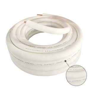 Tuyau de cuivre pré-isolé pour climatiseur de 20 m, paire de tuyaux en cuivre - Product Image 4