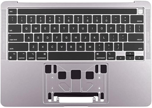 Venta al por mayor piezas superiores del ordenador portátil para MacBook A2338 Pro M1 2020 gris Palmrest Top Case teclado con barra táctil - Product Image 2