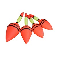 Flotteur de pêche en mousse orange fluorescente à grande flottabilité pour lancer longue distance, idéal pour la pêche à la carpe et en mer - Vente en gros