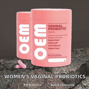 Probióticos vaginales para mujeres OEM con ginseng, cápsulas prebióticas para el equilibrio del pH, promueven una flora vaginal saludable y un olor vaginal saludable. - Product Image 2