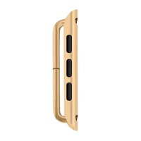 Gran oferta de lujo 41mm 40mm 45mm 49mm 44mm Acero inoxidable Metal reloj inteligente Correa conector adaptador para Apple Watch