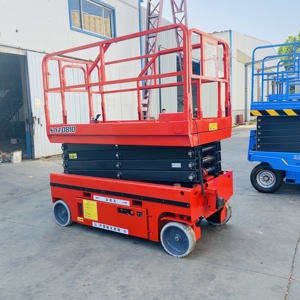 Meilleure vente Plate-forme élévatrice personnelle pour travail aérien Plate-forme élévatrice à ciseaux automotrice mobile électrique pour une personne en vente - Product Image 3