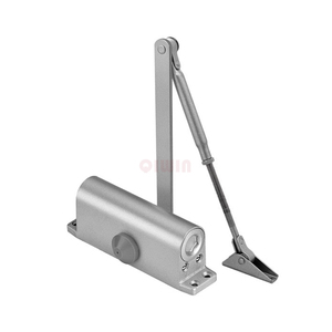 Ferme-porte hydraulique Qiwin pour l'Europe Fermeture automatique et mécanisme de fermeture de porte réglable en vitesse avec logo 40-80KG - Product Image 3