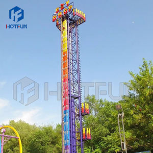 Tour d'attraction extérieure à chute libre Tour rotative Fairground Sky Drop Manèges de parc d'attractions à vendre - Product Image 4