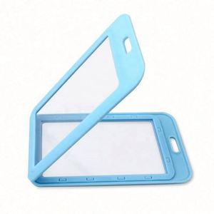 Custom Double-Side Transparent <b>Plastic</b> ID Card Holder PP Material for Business Card Use in Events or Work - Product Image 6