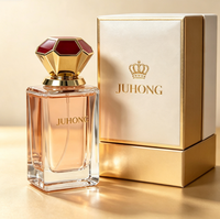Capuchon de parfum magnétique en Zamac, alliage de zinc plaqué or, hexagonal, émaillé, à facettes, pour flacon de parfum, vente en gros de flacons de parfum en verre
