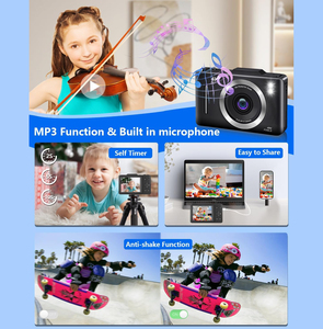 Cámara Digital <span class=keywords><strong>4K</strong></span> para Niños, Cámara Compacta de 48MP con Zoom de 16X, Antivibración y Tarjeta de 32GB - Product Image 5