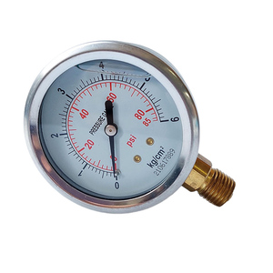 0-6KG/0-85PSI Stainless Steel Manometer Digital Glycerin Oil <strong>Filled</strong> <strong>Pressure</strong> <strong>Gauge</strong> - Product Image 2