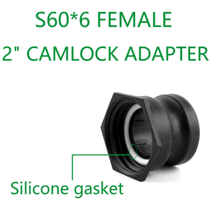 HT Wholesale Female 2\" S60x6 Male Camlock NPT Thread Camlock Adapter Smooth Surface Treatment IBC Tote Tank Coupling - Product Image 2