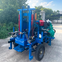 Foreuse de puits profonds de 200 m, machine de forage de puits d'eau, équipement de forage de forages