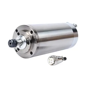 Precio de fábrica CNC ER20 husillo 2.2Kw 24000RPM Motor de husillo de refrigeración por agua para fresado cnc