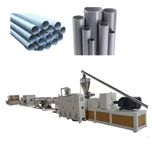 Automatic Single Wall Drain Water Supply Plastic Extruder Plumbing PVC Pipe Making Machine