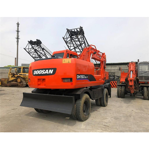 รถขุดล้อยาง Doosan DH150W-7 คุณภาพสูง ขนาด 15 ตัน มือสอง พร้อมเครื่องยนต์ เกียร์ และปั๊ม ขาย - Product Image 4