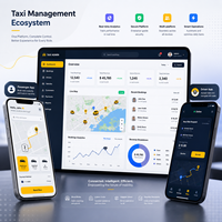 Solución de Desarrollo de Aplicaciones de Taxi de Marca Blanca que Admite la Entrega de Código Fuente para Sistemas de Gestión de Pasajeros y Conductores