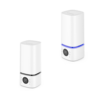 Olansi Appareils ménagers Wifi Humidificateur portable de grand réservoir d'eau de 8L avec affichage d'humidification Eau hydrogène
