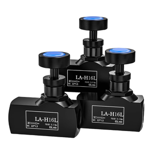 Регулируемый 3/8 "LA-H8 управления потоком/10/16L NPT из углеродистой стали трубчатый односторонний клапан управления скоростью гидравлический Дроссельный клапан - Product Image 3