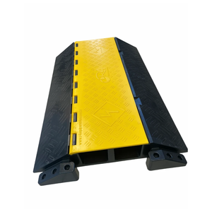 Cable Protector Speed Bumps Rubber Cable Cover Troughs Indoor Outdoor Cable Protector Bridge Plate Covers for Road Bumps - Product Image 4