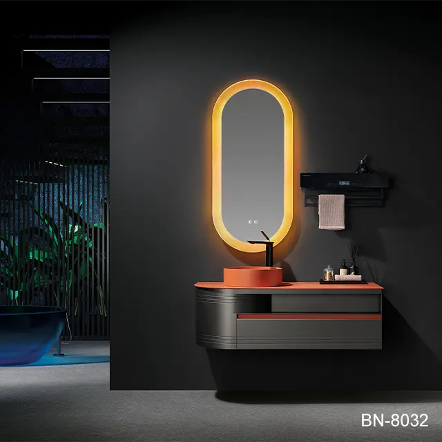 BINTM – miroir de salle de bain moderne et populaire, nouveau Design, ensemble d'armoires et Vanity de salle de bain, hôtel, maison, salle de bain